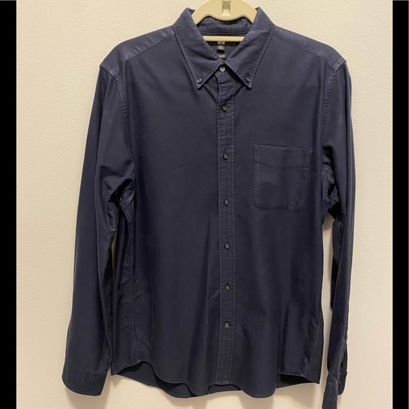 1=UNI QLD Other - Men’s navy blue 1=UNI QLD slim fit size M button down shirt